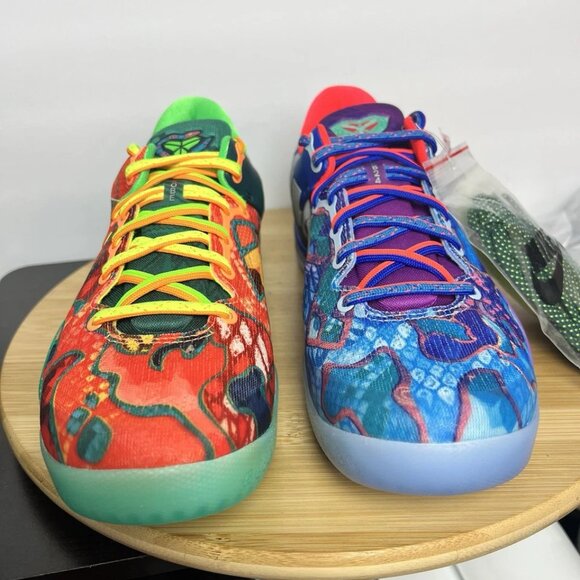 Nike Multicolor Sneakers with Red and Green Accents - Picture 2 of 4